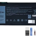 Generic Battery WDX0R 3500mAh 11.4V compatible For Inspiron 13 5000 5368 5378 7368 7378 14 7000 7560 7460 5468 15 7560 5538 5567 5568 P61F T2JX4 3CRH3 WDXOR Laptop Battery + Free Tools