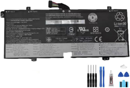 Generic Battery L19M2PD7 3850mAh 7.68V compatible For IdeaPad Duet 3 10IGL5 L19C2PD7 5B10X82537 SB10X82538 SB10X82539 Laptop Battery + Free Tools