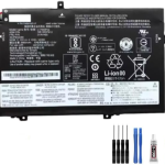 Generic Battery L17M3P54 3980mAh 11.1V compatible For ThinkPad L480 L490 L580 L590 L14 L15 L14 Gen 2 L15 Gen 2 Series Laptop Battery + Free Tools