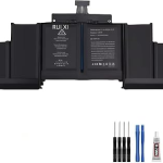 Battery compatible For Apple MacBook Pro 15" Retina A1398 2015 Year 020-00079 MJLQ2LL/A MJLT2 8755mAh 11.36V A1618 Laptop Battery + Free Tools
