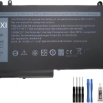 Battery compatible For Dell Latitude E5270 E5470 E5570 E5550 E5250 Series M3510 JY8D6 954DF 0JY8D6 53VJ6 0RDRH9 4130mAh 11.4V NGGX5 Laptop Battery + Free Tools