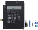 Generic Battery YX0XH 4250mAh 7.6V compatible For Latitude 7285 0WYCVV WYCVV K17M T02J Laptop Battery + Free Tools