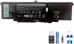 Generic Battery 66DWX 4878mAh 11.4V compatible For Latitude 7340 7440 7640 047T0 0HYH8 P175G P176G Laptop Battery + Free Tools