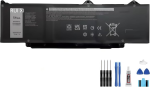 Battery compatible For Dell Latitude 5340 5440 3340 3540 3480 3580 2X1V9 R73TC GTG7N 4623mAh 11.4V DR02P Laptop battery + Free Tools