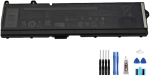 Generic Battery 3RFGX 7850mAh 11.55V compatible For Precision 16-7670 7770 01XM5X 1XM5X Laptop Battery + Free Tools