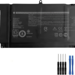 Battery compatible For Dell Latitude 5320 7320 7420 7520 Latitude 5320 2-in-1/7320 2-in-1/7420 2-in-1 Series 3941mAh 15.2V 7FMXV Laptop Battery + Free Tools
