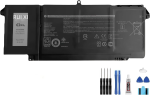 Battery compatible For Dell Latitude 5320 7320 7420 7520 Latitude 5320 2-in-1/7320 2-in-1/7420 2-in-1 Series 3941mAh 15.2V 7FMXV Laptop Battery + Free Tools