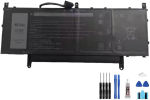 Generic Battery V5K68 6053mAh 7.6V compatible For Latitude 9510 9520 9510 2-in-1 Laptop Battery + Free Tools