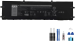 Battery compatible For Dell Alienware x17 R1 R2 Alienware x15 R1 R2 Inspiron 16 7620 2-in-1 Series Notebook 0017GN 7250mAh 11.4V DWVRR Laptop Battery + Free Tools