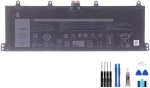 Generic Battery 9F4FN 5000mAh 7.6V compatible For Latitude 13 7320 Detachable Inspiron 14 3420 Series P22G T04H T04H001 09F4FN 2VKW9 8PK6G Laptop Battery + Free Tools