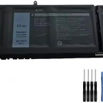 Generic Battery V6W33 3500mAh 15V compatible For Latitude 3320 3520 3420 Vostro 5420 5510 5515 P144G 15 5510 3510 3515 Laptop Battery + Free Tools
