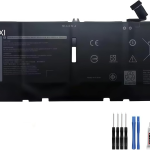 Battery compatible For Dell XPS 13 9300 9310 9380 Series P117G P117G001 P117G002 2XXFW FP86V WN0N0 6500mAh 7.6V 722KK Laptop Battery + Free Tools