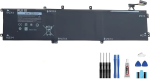 Battery compatible For Dell XPS 15 9570 9560 7590 Precision 5520 5530 Series Notebook H5H20 8680mAh 11.4V 6GTPY Laptop Battery + Free Tools