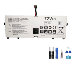 LBS1224E 72Wh Laptop Battery For LG Gram 13Z980 13Z990 14Z980 14Z990 15Z980 15Z990 17Z990 2018 13Z980-U 14Z980-A 9450mAh Battery + Free Tools