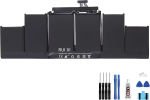 Battery compatible For Apple MacBook Pro 15 inch Retina A1398 (Mid 2012 Early 2013) EMC 2512 2673 ME664LL/A ME665LL/A MC976LL/A MC975LL/A 8800mAh 10.95V A1417 Laptop Battery + Free Tools