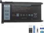 Battery compatible For Dell Chromebook 11 3100 3180 3189 5190 3181 2-in-1 14 3400 Series P28T001 Y07HK FY8XM 0FY8XM 3500mAh 11.4V 51KD7 Laptop Battery + Free Tools