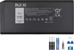 Battery compatible For Dell Latitude 14 Rugged 5404 5414 E5404 Extreme 7404 7414 E7404 Series P45G P45G002 P46G P46G001 8550mAh 11.1V X8VWF Laptop Battery + Free Tools