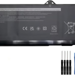 Battery compatible For Dell Latitude 3340 3440 3540 2-in-1 5540 5440 Precision 3480 3580 R73TC KDM9P 3500mAh 11.4V JTG7N Laptop Battery + Free Tools
