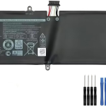Battery compatible For Dell Latitude 5175 5179 Notebook Tablet RHF3V 0RHF3V Series 0PRR5V ZYVP1 4375mAh 7.6V VHR5P Laptop Battery + Free