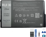 Battery compatible For Dell Latitude 12 7202 7212 Rugged Extreme Tablet Series Notebook J7HTX 07XNTR FH8RW 0FH8RW 4342mAh 7.4V 7XNTR Laptop battery + Free Tools