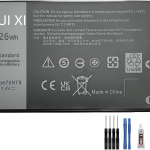 Battery compatible For Dell Latitude 12 7202 7212 Rugged Extreme Tablet Series Notebook J7HTX 07XNTR FH8RW 0FH8RW 4342mAh 7.4V 7XNTR Laptop battery + Free Tools