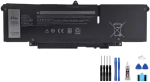 Generic Battery WW8N8 4878mAh 11.4V compatible For Latitude 7340 7440 7640 Laptop Battery + Free Tools